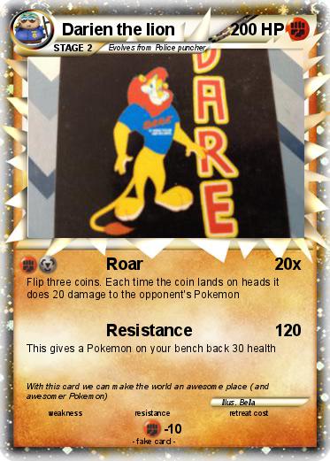 Pokemon Darien the lion