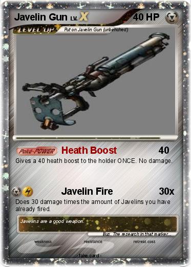 Pokemon Javelin Gun