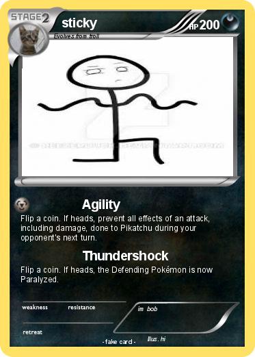 Pokemon sticky