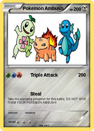 Pokemon Pokemon Ambush
