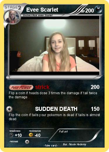 Pokemon Evee Scarlet