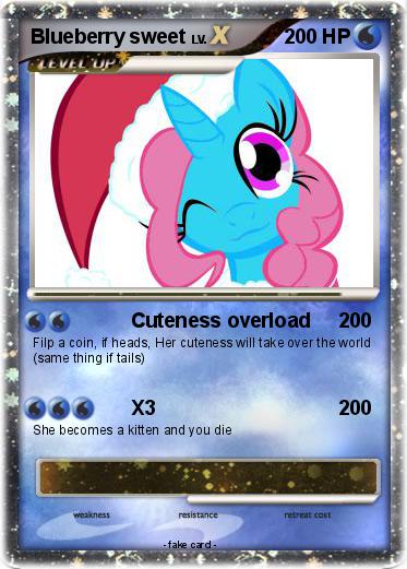 Pokemon Blueberry sweet