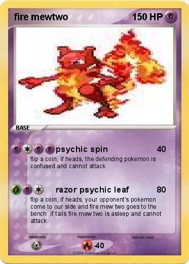 Pokemon fire mewtwo 