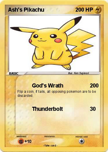 Pokemon Ash's Pikachu
