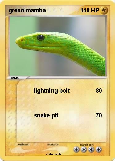 Pokemon green mamba