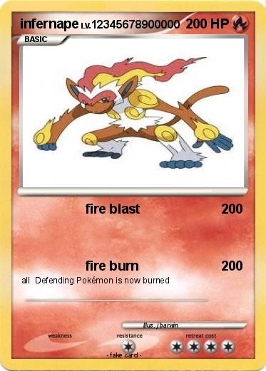 Pokemon infernape