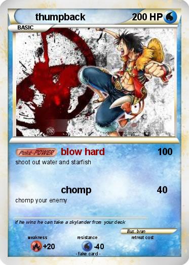 Pokemon thumpback