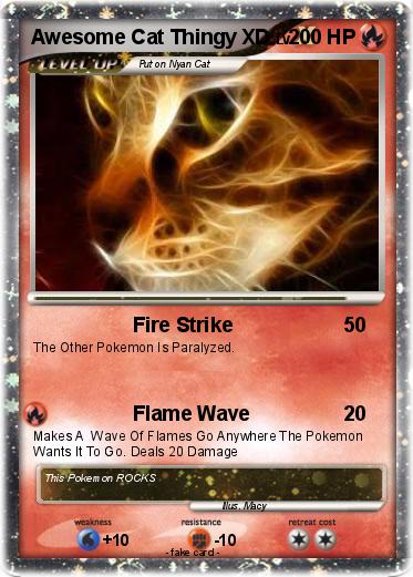 Pokemon Awesome Cat Thingy XD