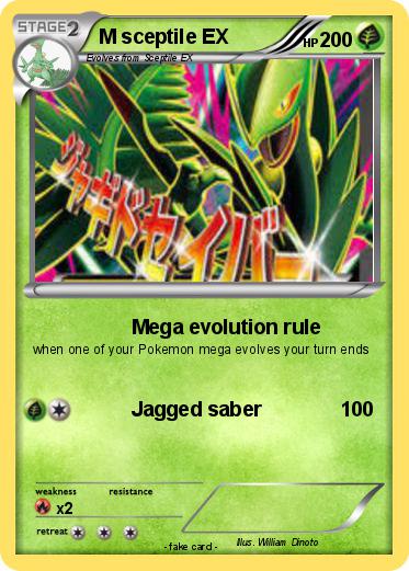 Pokemon M sceptile EX