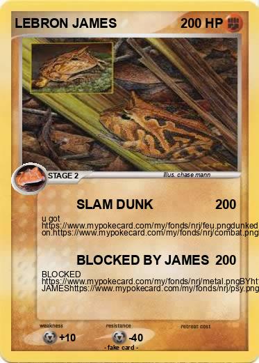 Pokemon LEBRON JAMES