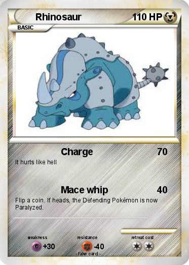 Pokemon Rhinosaur