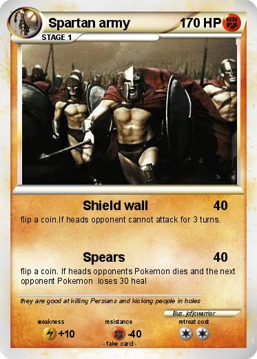 Pokemon Spartan army