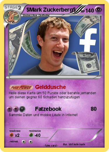 Pokemon $Mark Zuckerberg$