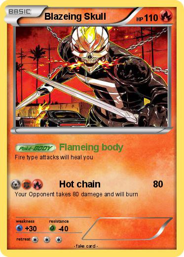 Pokemon Blazeing Skull