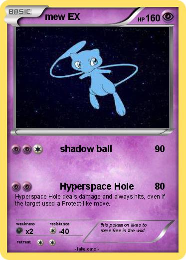 Pokemon mew EX
