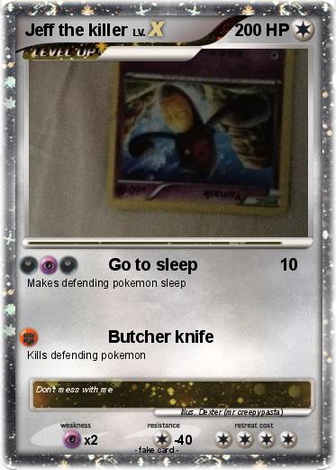 Pokemon Jeff the killer