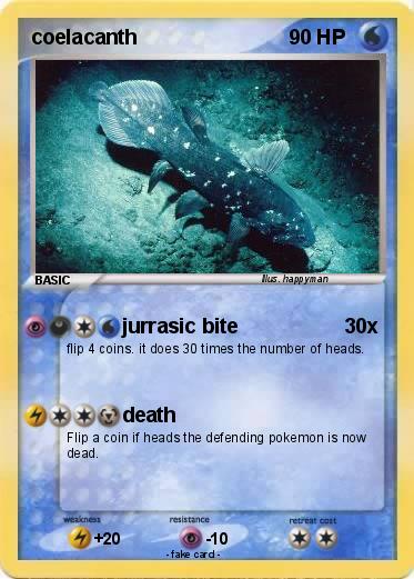 Pokemon coelacanth