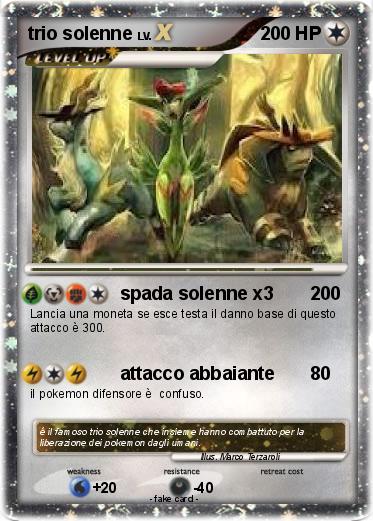 Pokemon trio solenne