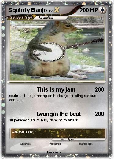 Pokemon Squirrly Banjo