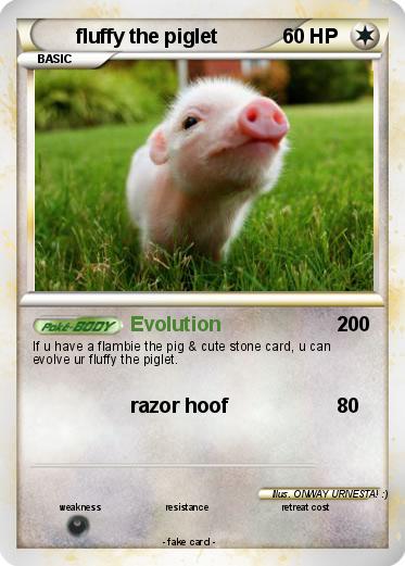 Pokemon fluffy the piglet
