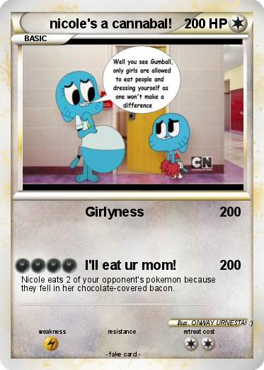 Pokemon nicole's a cannabal!