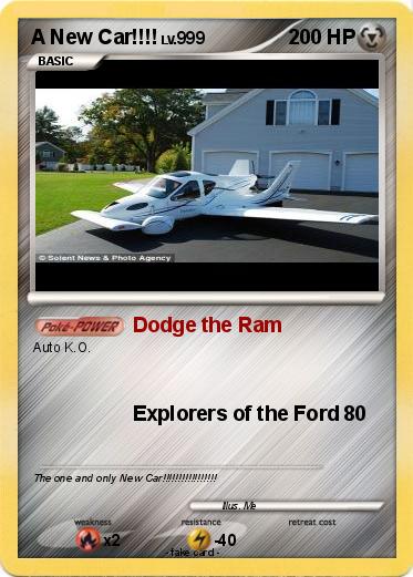 Pokemon A New Car!!!!