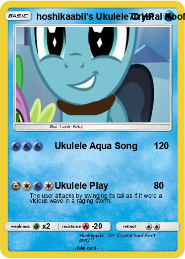 Pokemon hoshikaabii's Ukulele Crystal Hoof