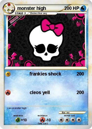 Pokemon monster high
