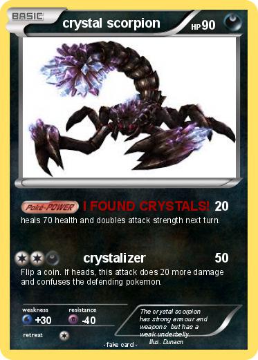 Pokemon crystal scorpion