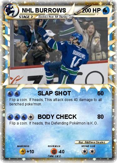 Pokemon NHL BURROWS