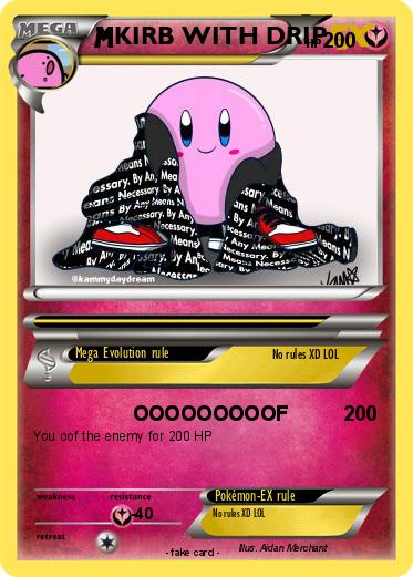 Pokemon KIRB WITH DRIP