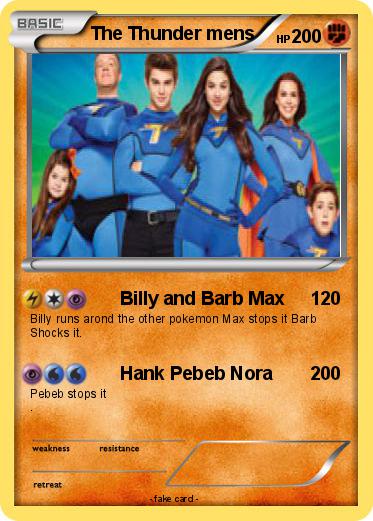 Pokemon The Thunder mens