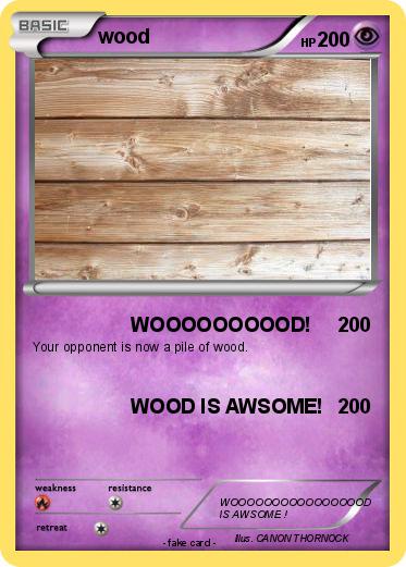 Pokemon wood