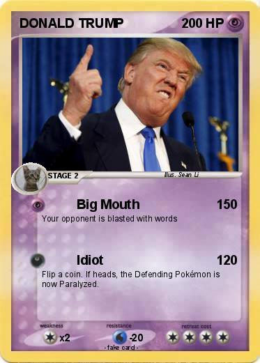 Pokemon DONALD TRUMP