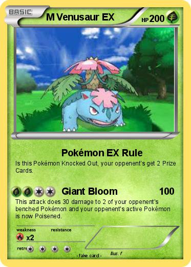 Pokemon M Venusaur EX