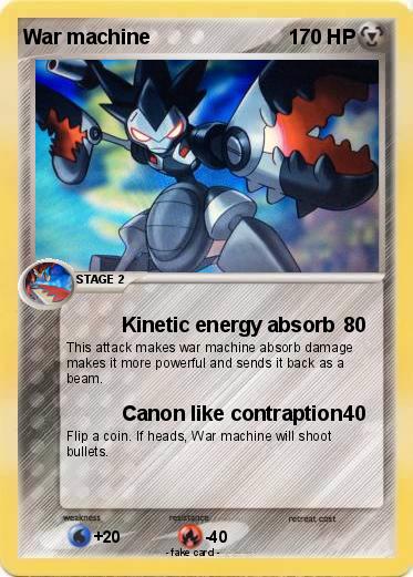 Pokemon War machine