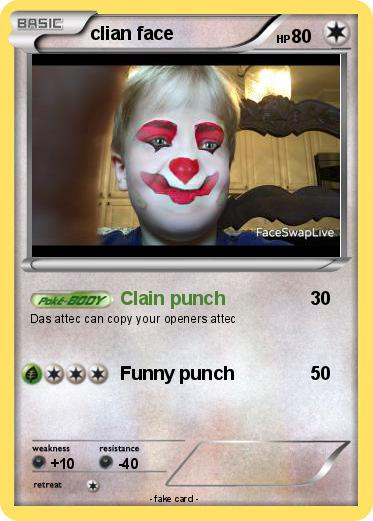 Pokemon clian face