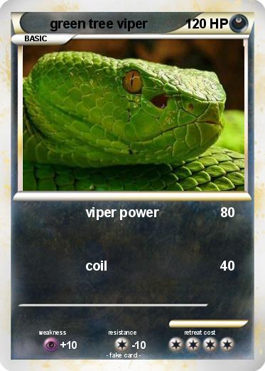 Pokemon green tree viper