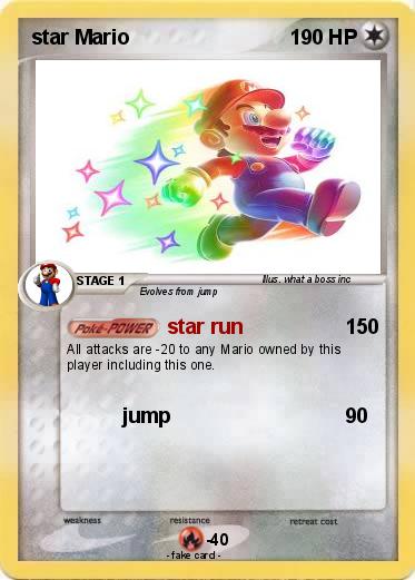 Pokemon star Mario