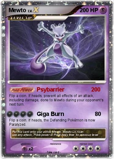 Pokemon Mewto