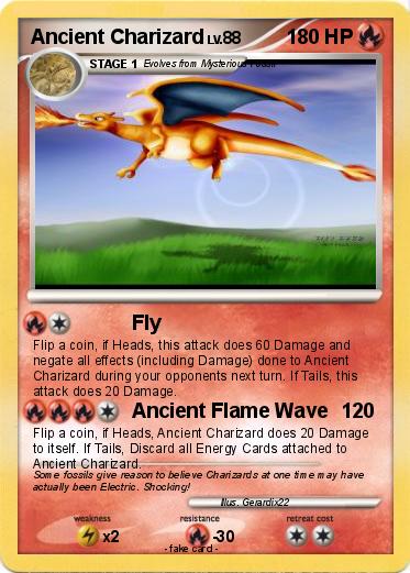 Pokemon Ancient Charizard