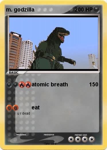 Pokemon m. godzilla