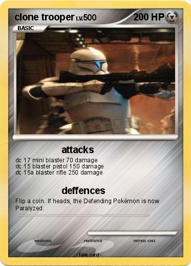 Pokemon clone trooper