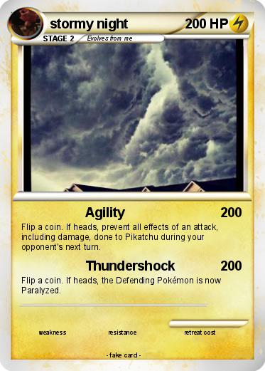 Pokemon stormy night
