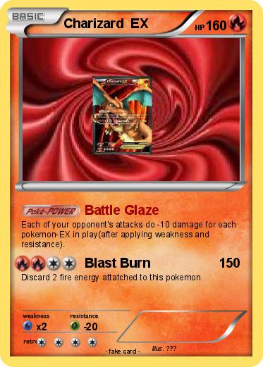 Pokemon Charizard  EX