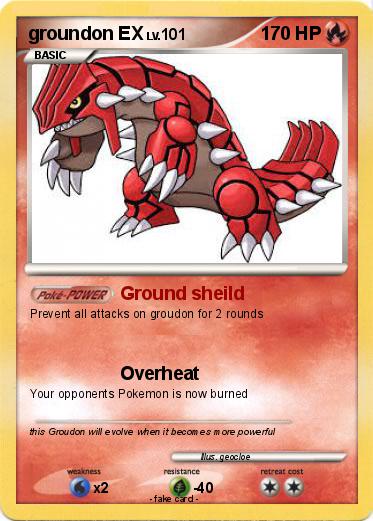 Pokemon groundon EX