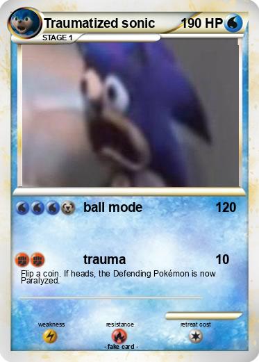 Pokemon Traumatized sonic