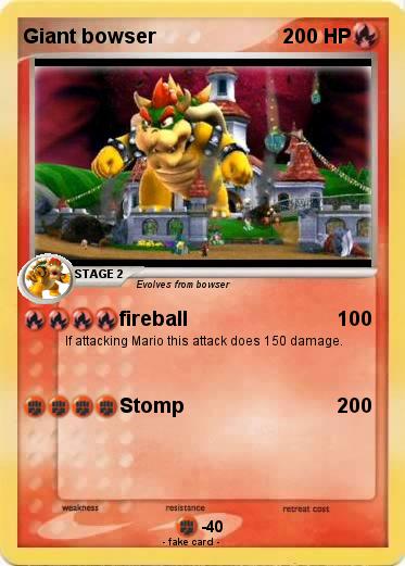 Pokemon Giant bowser