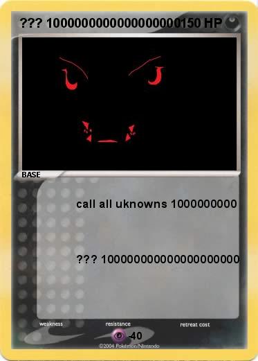 Pokemon ??? 1000000000000000000
