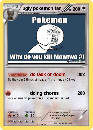 Pokemon ugly pokemon fan